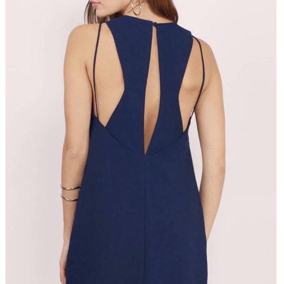 TOBI Navy Blue Shift Dress Size S - Picture 2 of 5